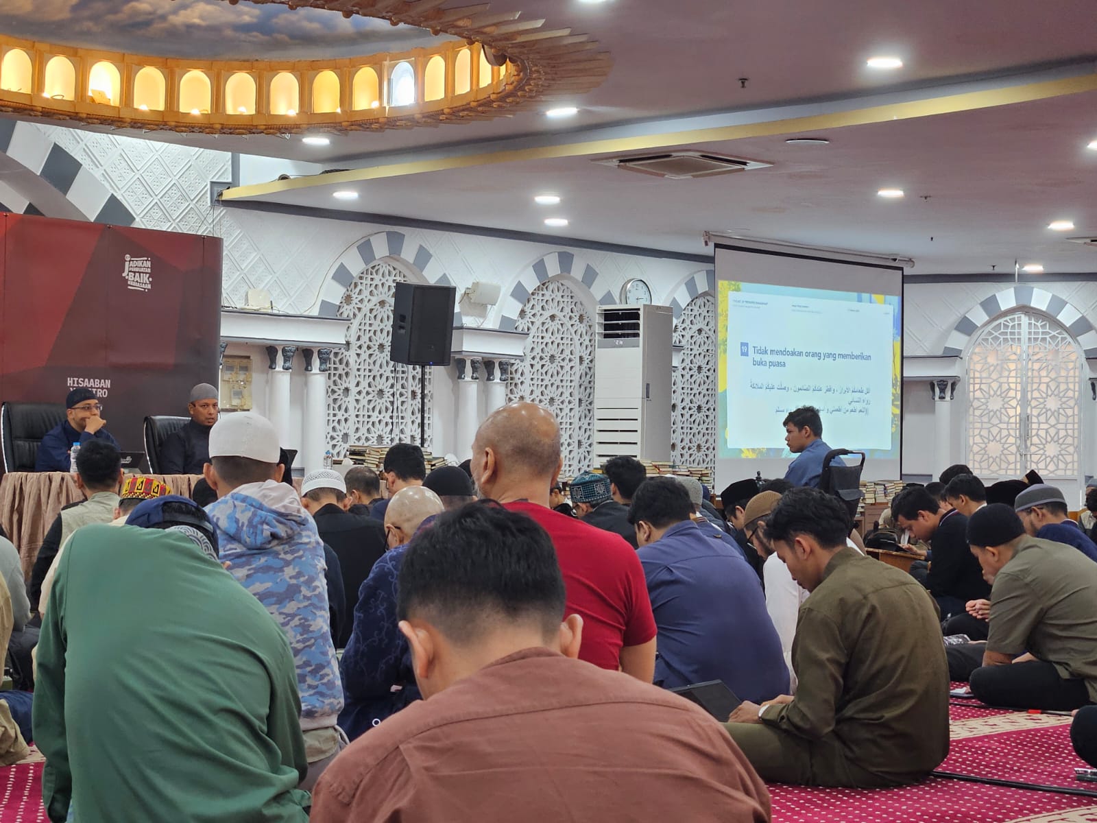 Suasana Kajian Persiapan Bulan Ramadhan di Blok M